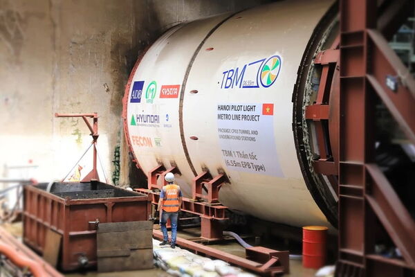 Sẽ khoan những mét hầm đầu tiên Metro Nhổn-Ga Hà Nội vào ngày 30/7