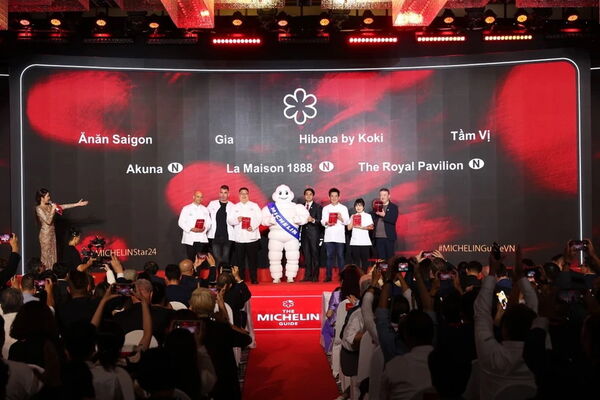 Việt Nam có 7 nhà hàng đạt 1 sao Michelin ở Hà Nội, Tp Hồ
Chí Minh và Đà Nẵng