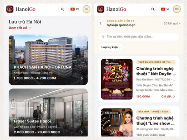 HanoiGo mở rộng kênh quảng bá du lịch Thủ đô tới khách quốc
tế