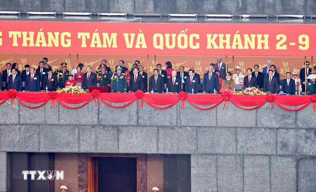Lãnh đạo Đảng, Nhà nước tại Lễ diễu binh, diễu hành mừng 80 năm Quốc khánh 2/9